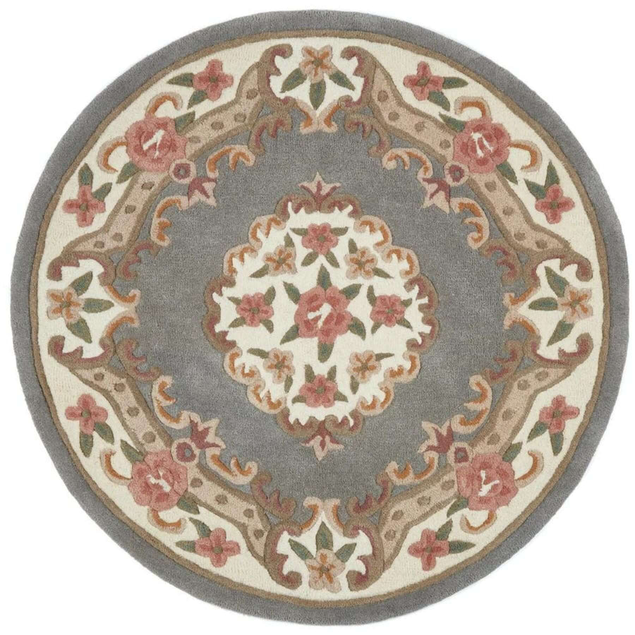 Shensi Grey Medallion Rug