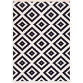 Caimas Collection Washable Rugs in Black | 2980B