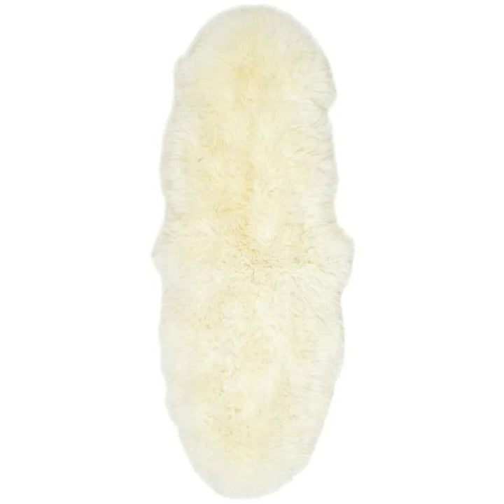 Genuine Natural Cream Sheepskin Faux Fur Rug – The Rugs