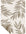 Trailing Leaves Design Reversible Outdoor Rug in Green & Brown