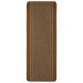 Washable Bordered Brown Rug | 116Br