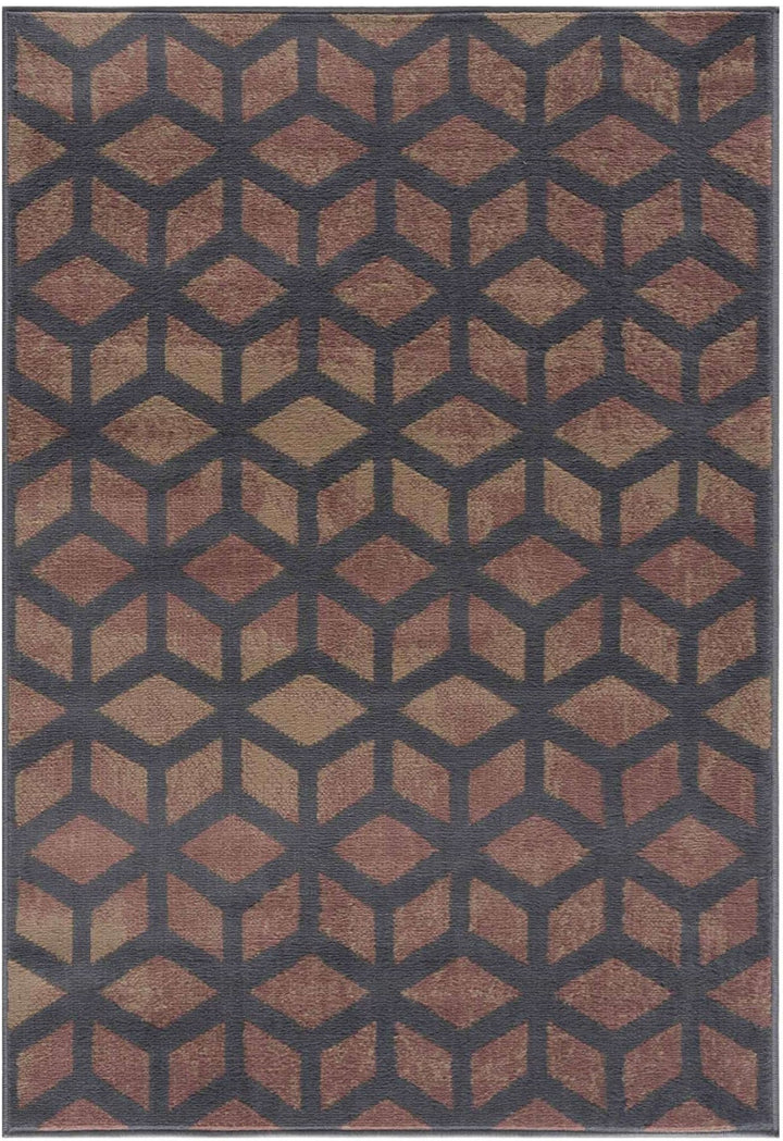 Modern Rug 3D Design in Brown for Living Room| The Rugs