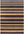 Machine Washable Stripe Design Rug in Caramel | The Rugs