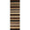 Machine Washable Stripe Design Rug in Caramel | The Rugs