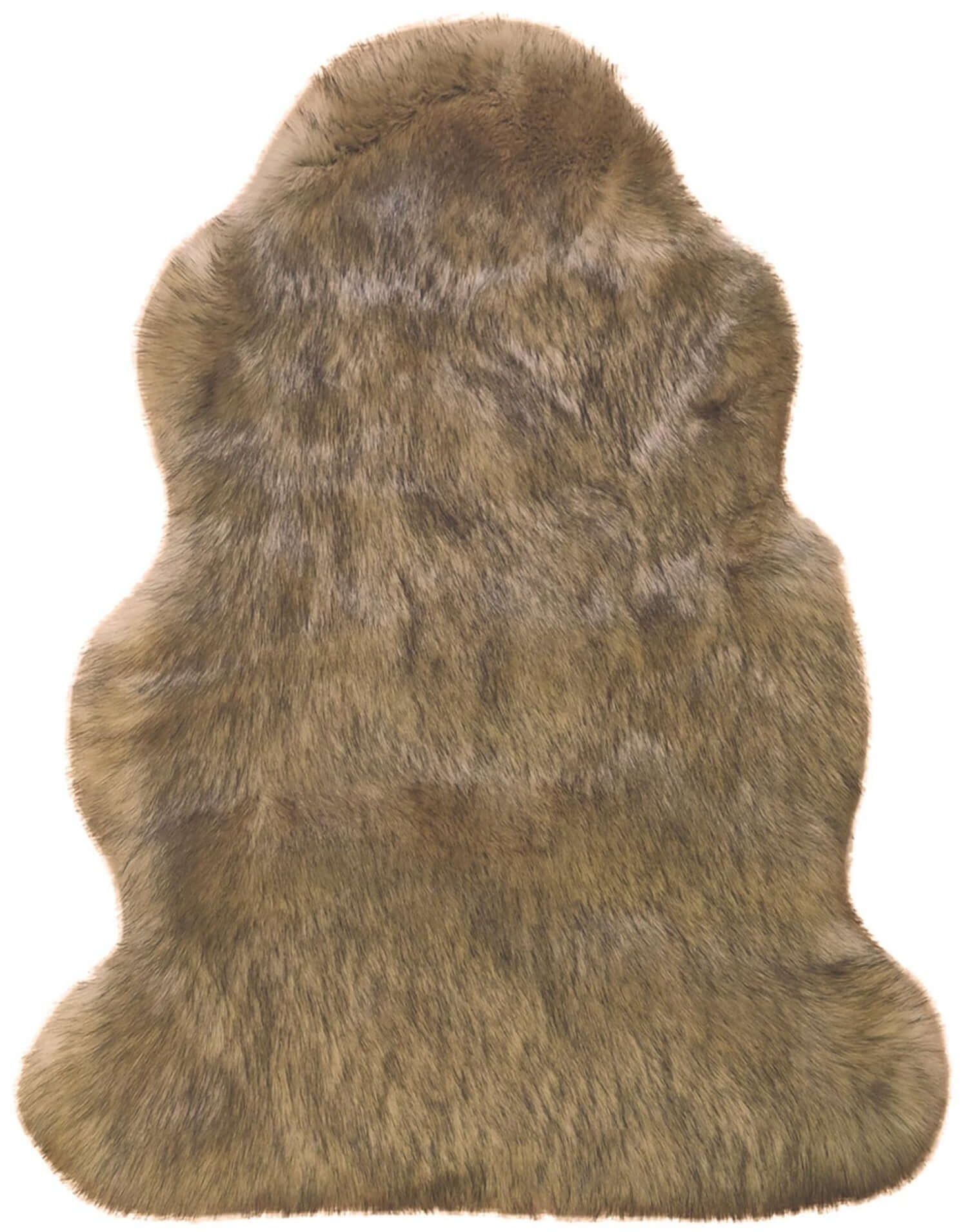 Luxury Faux Fur Rugs in Brown & Grey & White – The Rugs