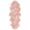 Genuine Rose Sheepskin Faux Fur Rug | Luxurious Home Decor