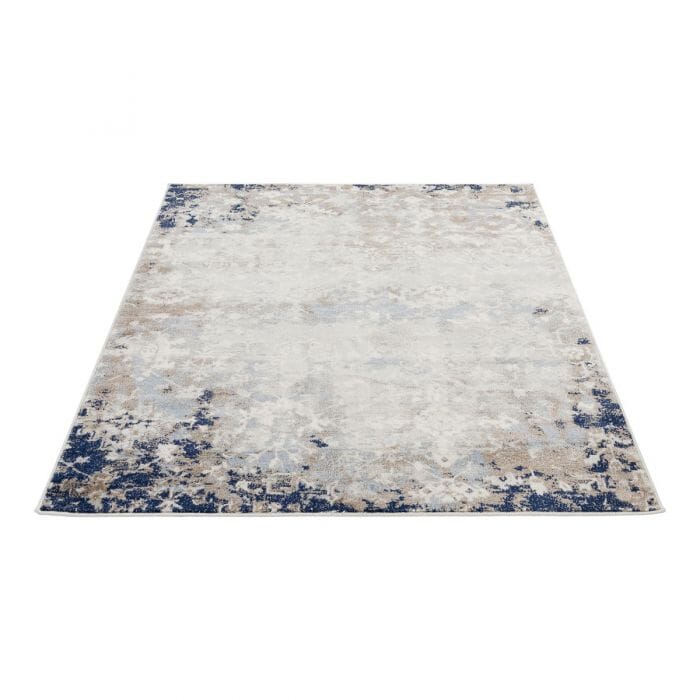 Montana Collection Modern Rugs in Blue | 3720N
