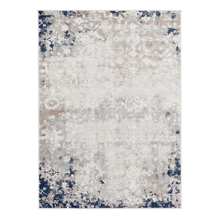 Montana Collection Modern Rugs in Blue | 3720N