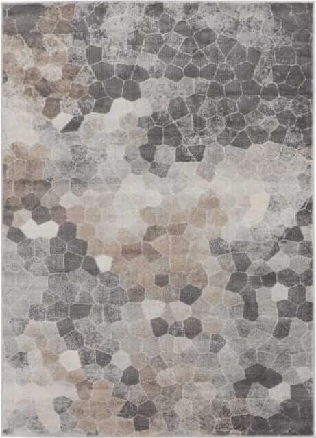 The Rugs Living Room Rug - Montana Abstract Design in Brown