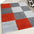 Shaggy Rug Geometric Design Orange |Luxury Comfort |The Rugs