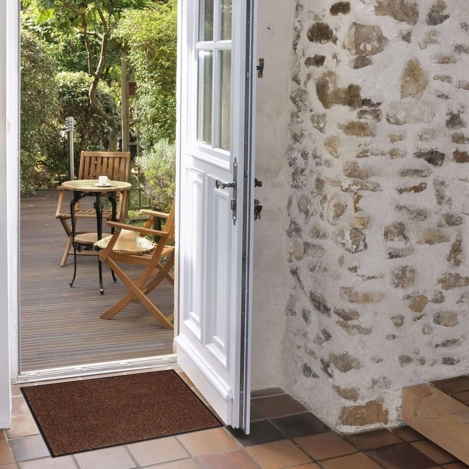 Washable Border Design Mats | Stylish Home Decor | The Rugs