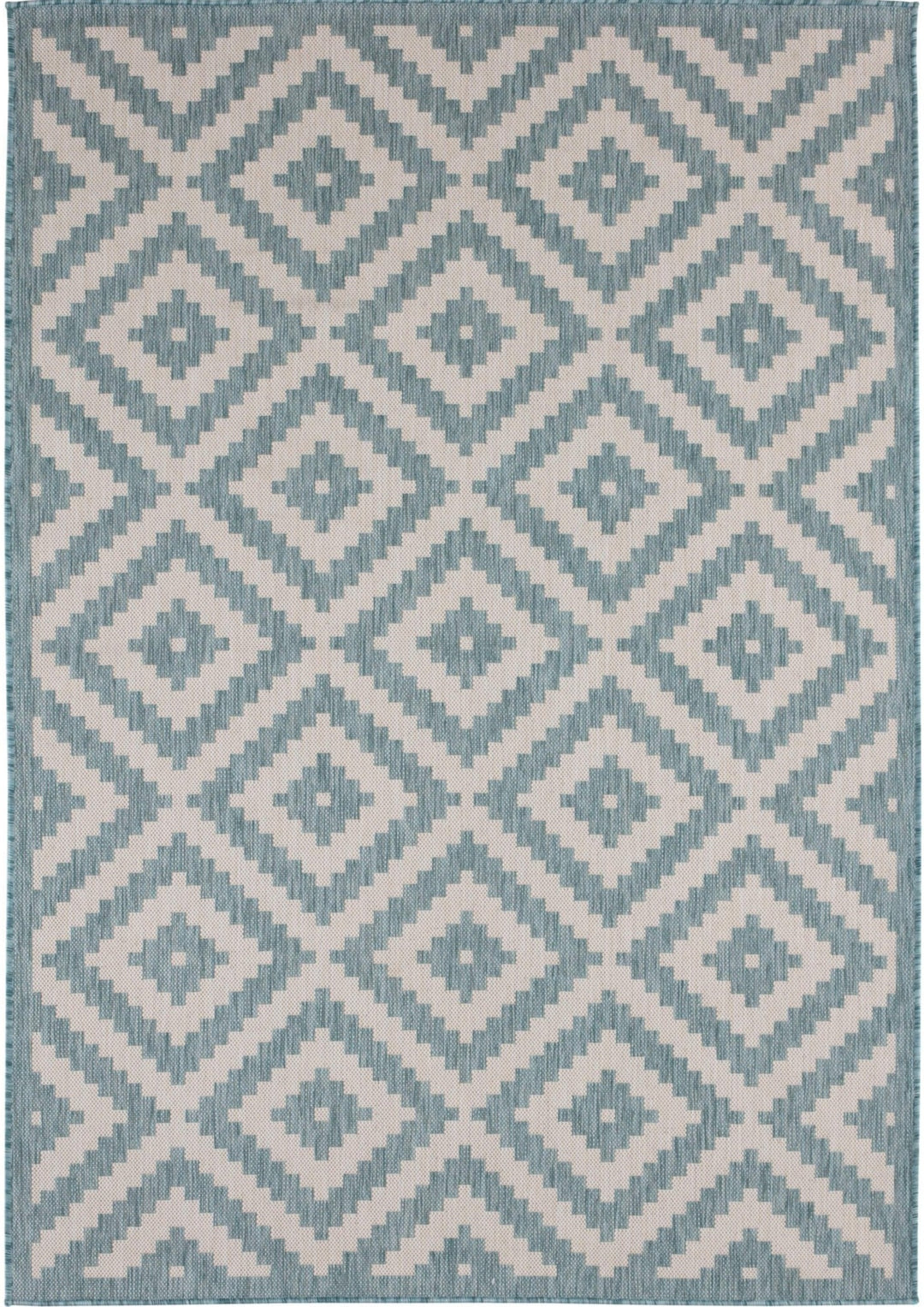 Ecology Collection Outdoor Rugs in Aqua | 100AQ