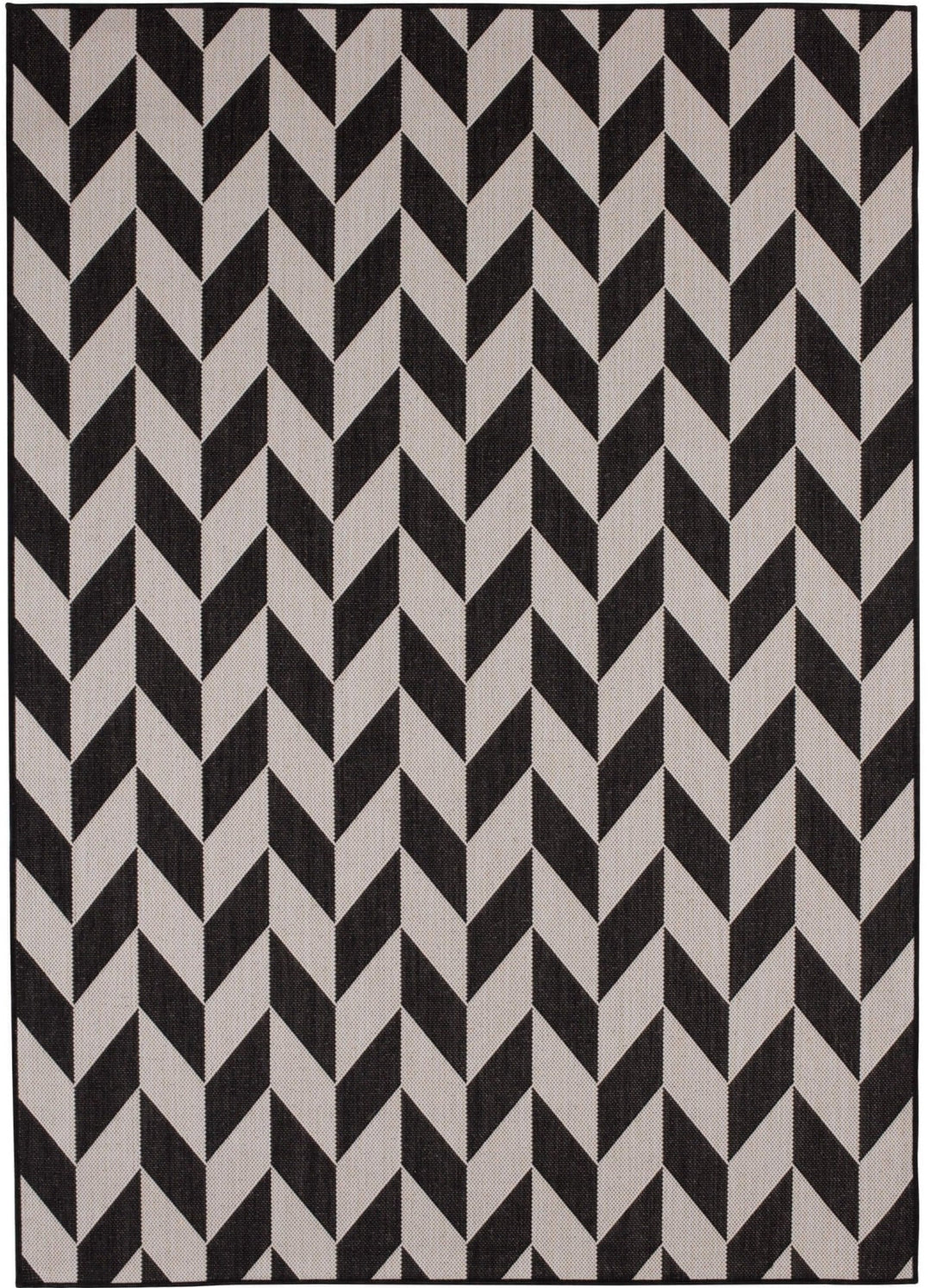 Ecology Collection Outdoor Rugs in Black | 600Bl