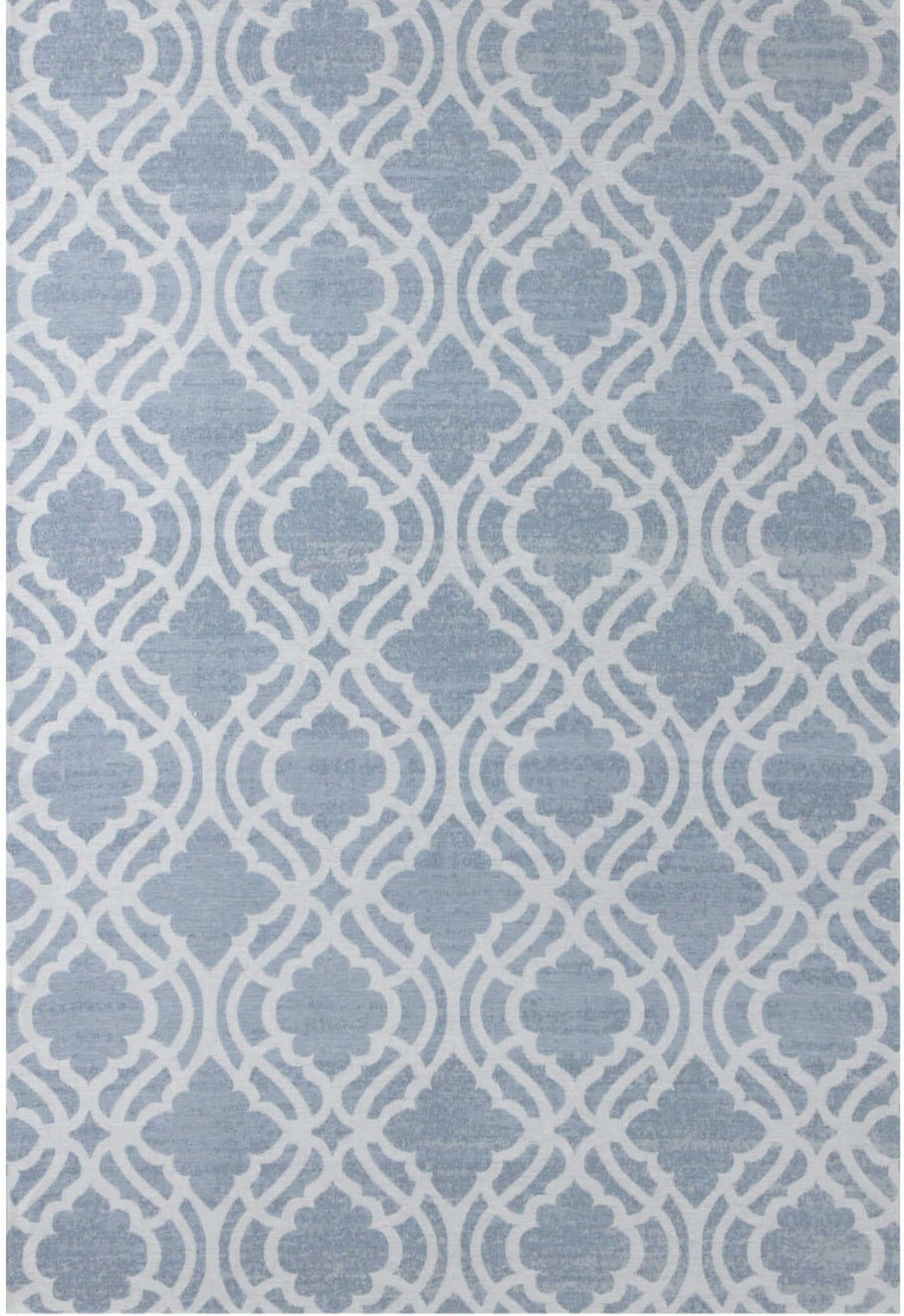 blue moroccan washable rug