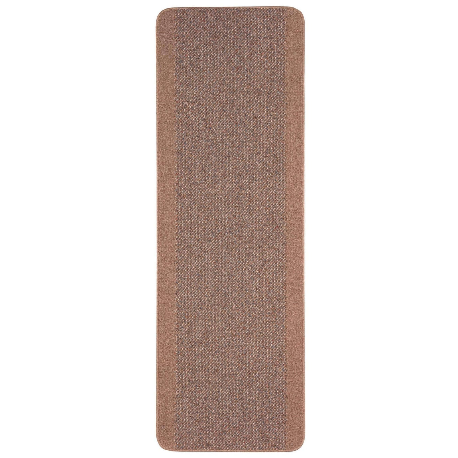 Machine Washable Designer Mats | Bordered Beige | The Rugs