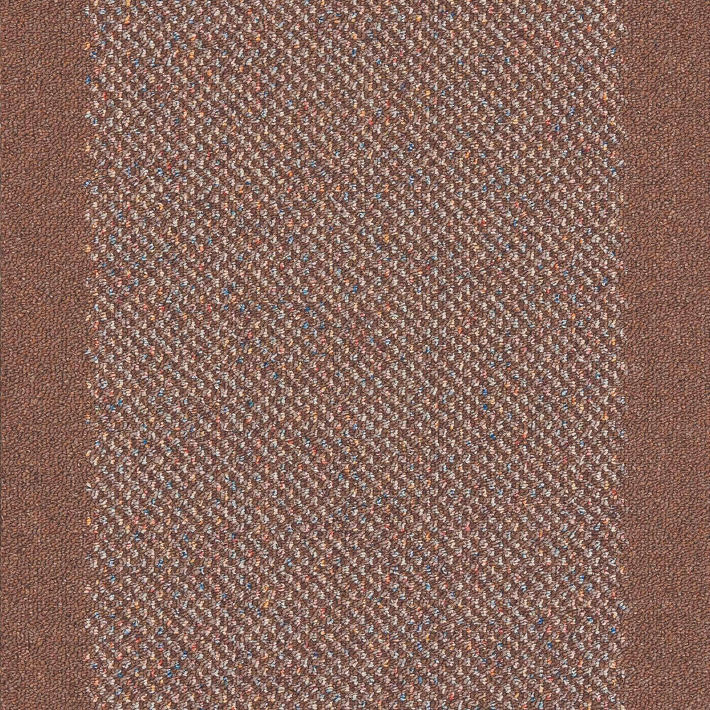 Machine Washable Designer Mats Bordered Design in Brown | The Rugs