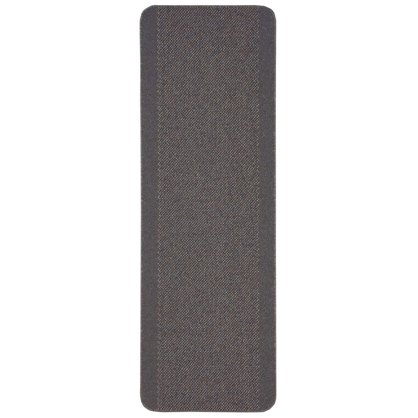 Machine Washable Designer Mats |Dark Grey Bordered |The Rugs