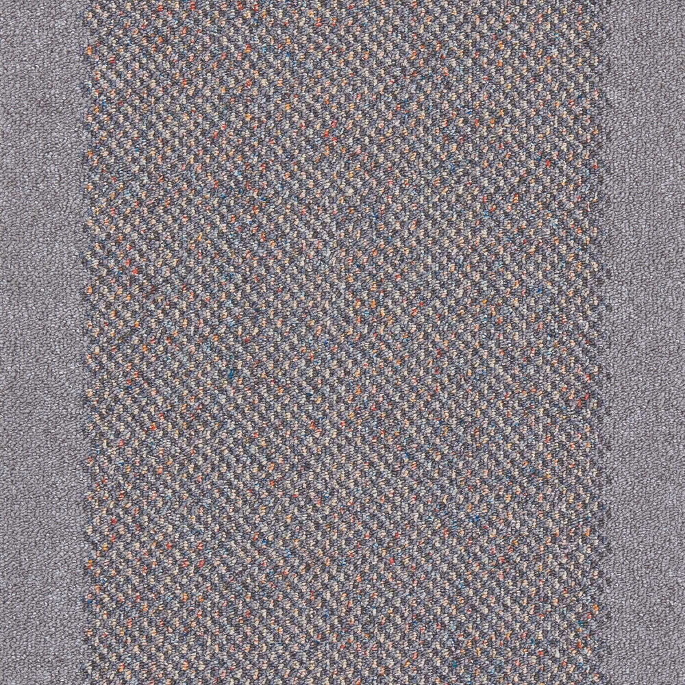 Machine Washable Designer Mats Bordered Design in Grey | The Rugs