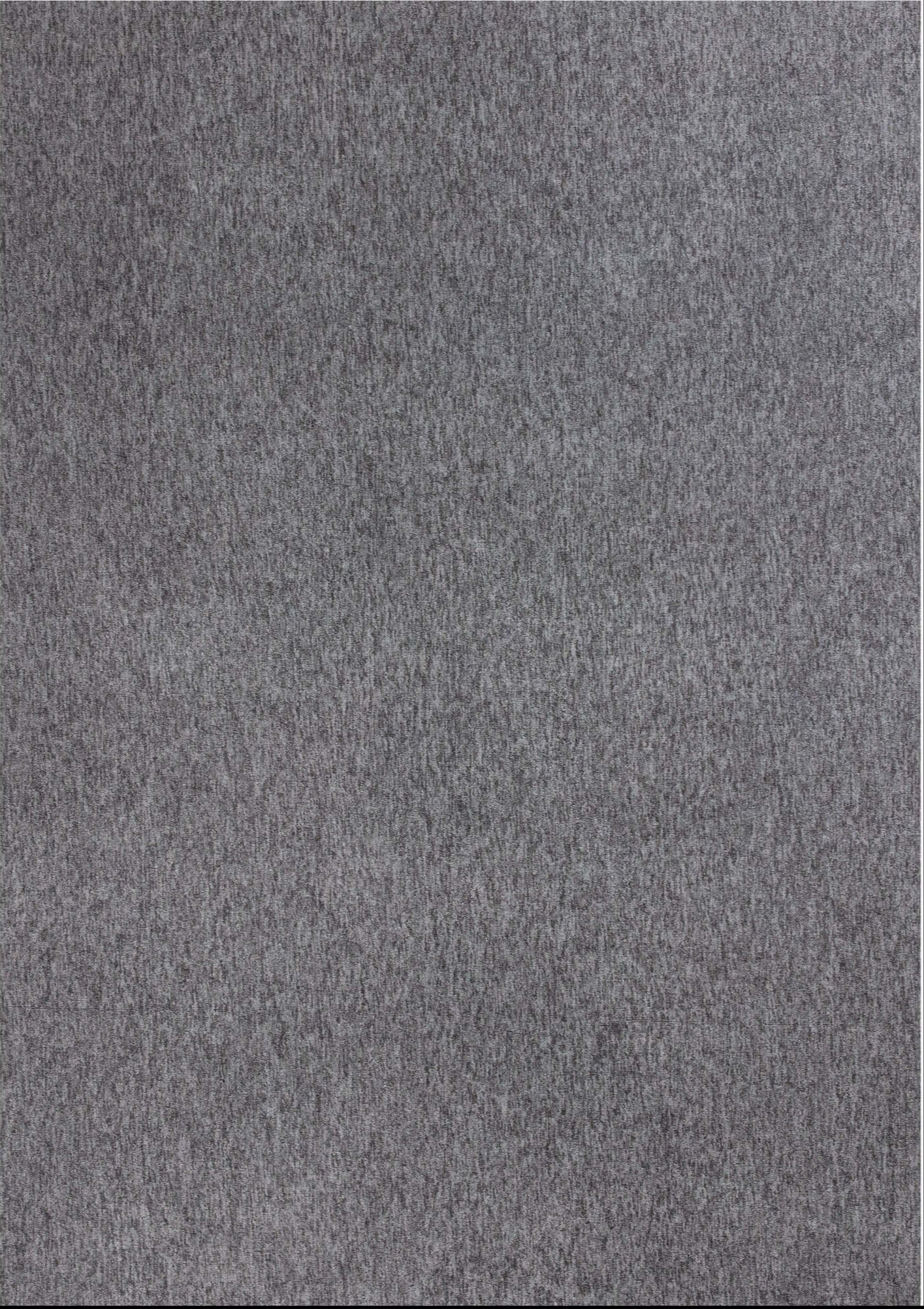 Grey Low Pile Area Rug | Solid Design for Any Room
