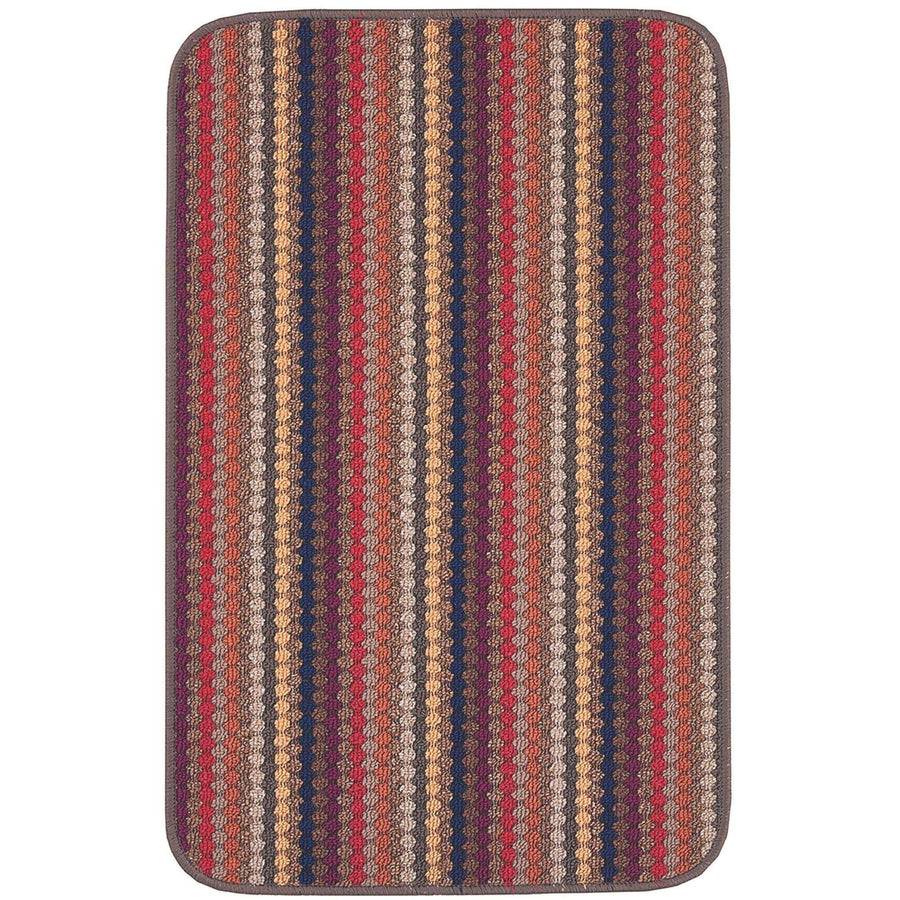 Washable Designer Mats Stripe Design in Multicolour | The Rugs