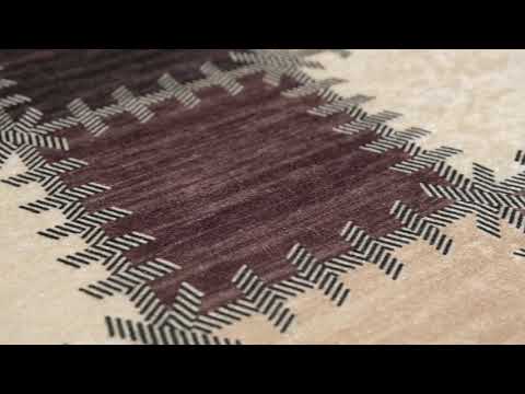 Caimas Collection Washable Rugs in Brown | 2952