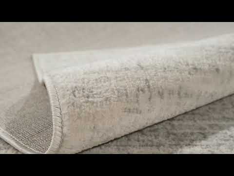 Living Room Rugs - Montana Solid Design in Cream & Grey