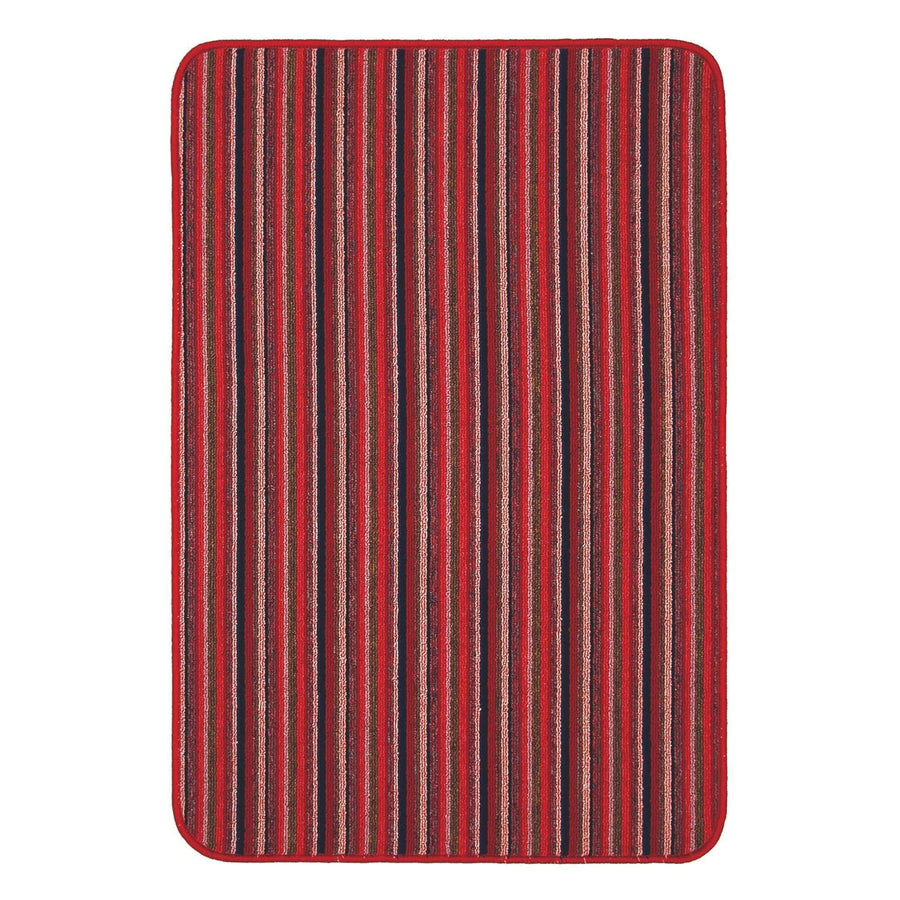 Washable Designer Mats Stripe Design in Different Colors | The Rugs