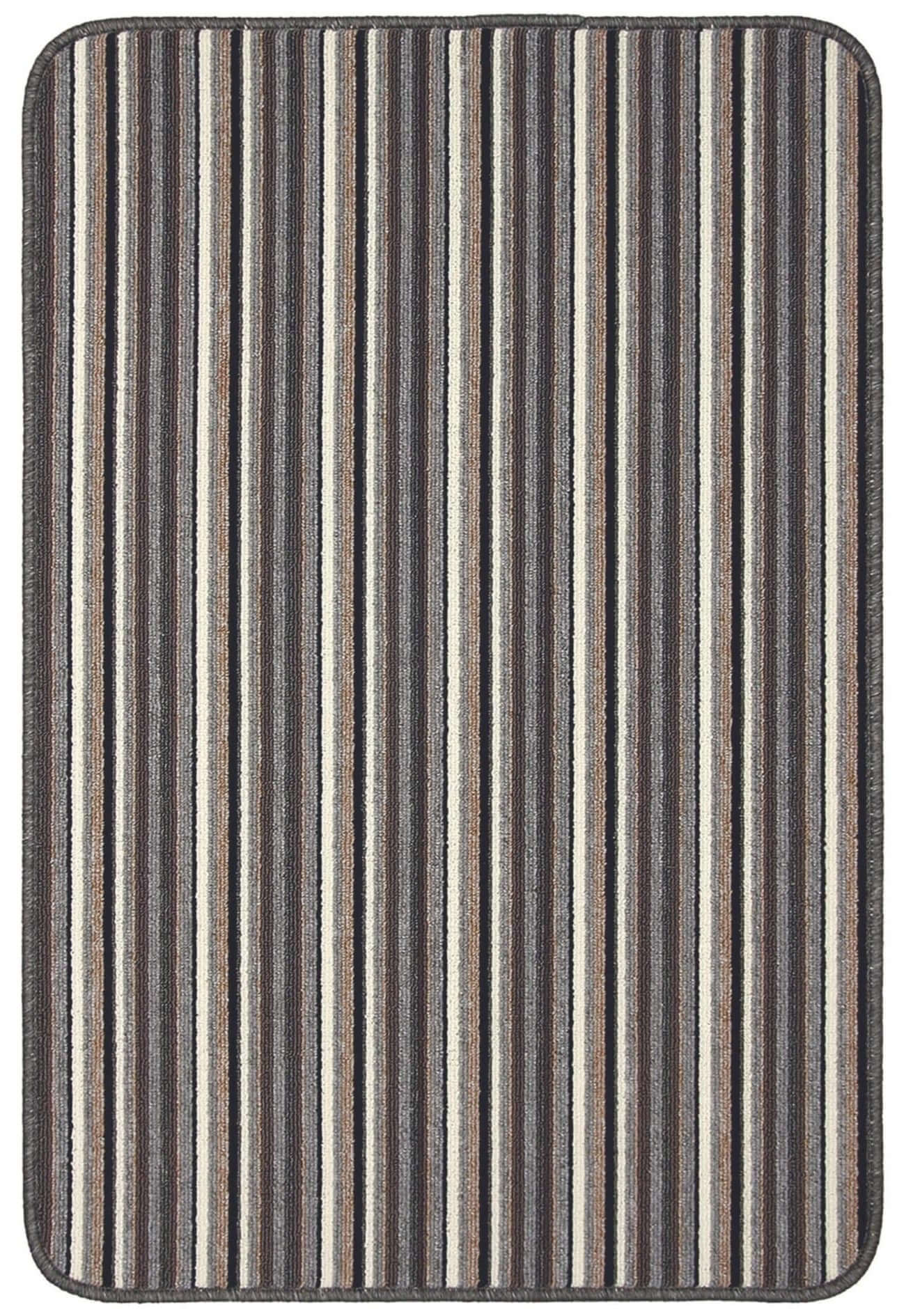 Washable Designer Mats Stripe Design in Different Colors