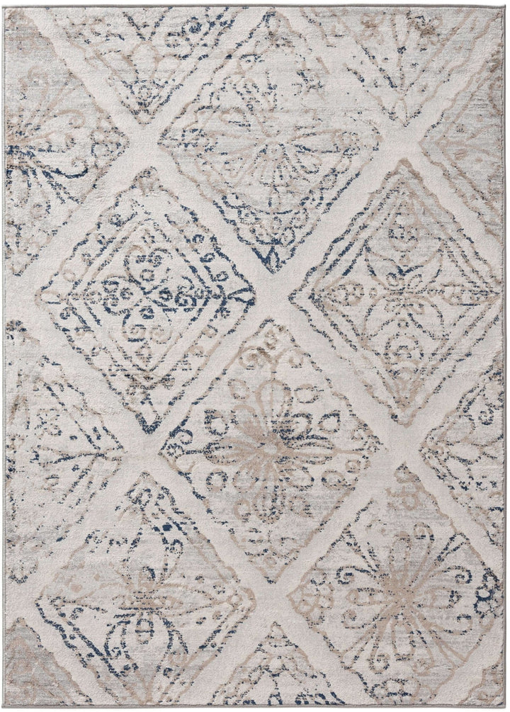 The Rugs Living Room Rug - Montana Geometric Design in Beige