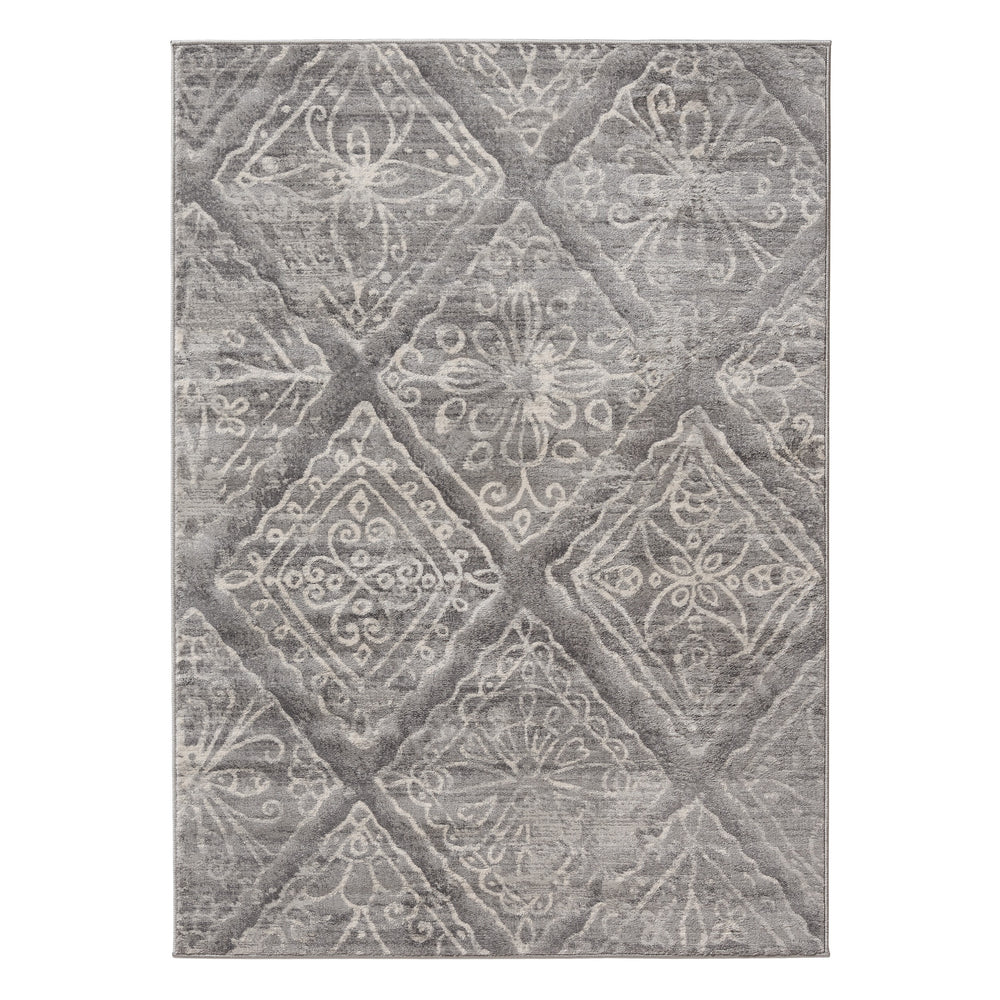 The Rugs Living Room Rug - Montana Scandinavian Design in Grey