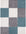 Geometric Design Thick Shaggy Area Rugs Duck Egg Blue