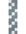 Geometric Design Thick Shaggy Area Rugs Duck Egg Blue