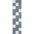 Geometric Design Thick Shaggy Area Rugs Duck Egg Blue