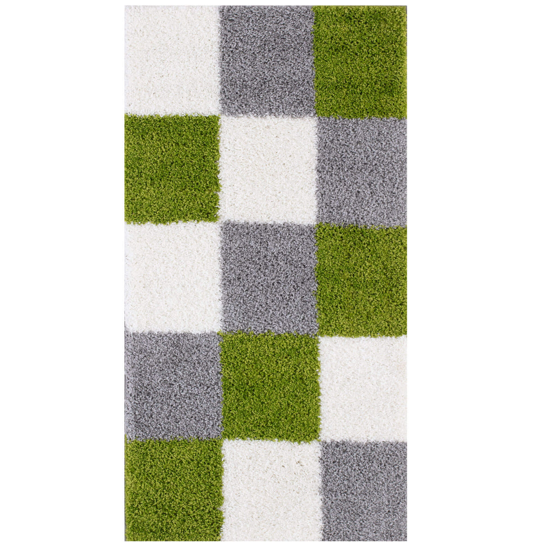 Myshaggy Collection Rugs Geometric Design | 381 Green