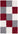Geometric Design Thick Shaggy Area Rugs Red |Premium Quality