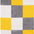 Premium Shaggy Rug Geometric Design Yellow | The Rugs
