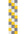 Premium Shaggy Rug Geometric Design Yellow | The Rugs