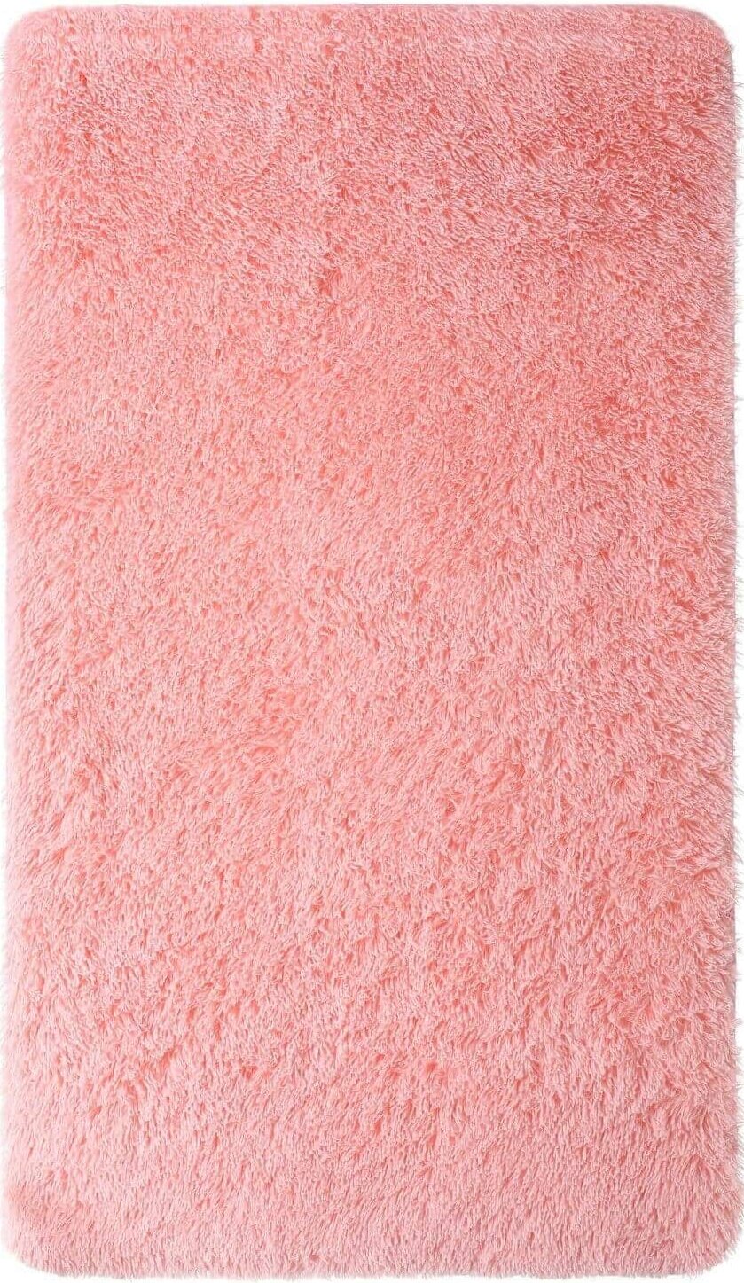 Washable Soft Shaggy Area Rug in Pink | The Rugs