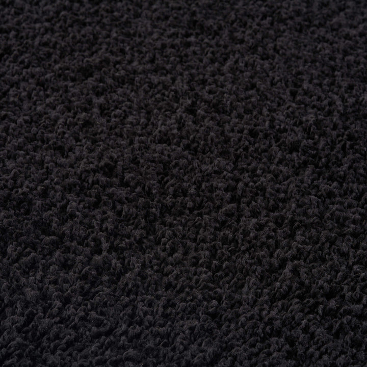 Myshaggy Collection Rugs Solid Design | Black