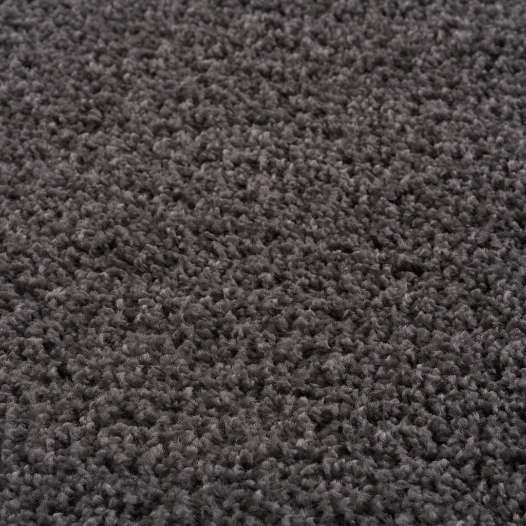 Myshaggy Collection Rugs Solid Design | Dark Grey
