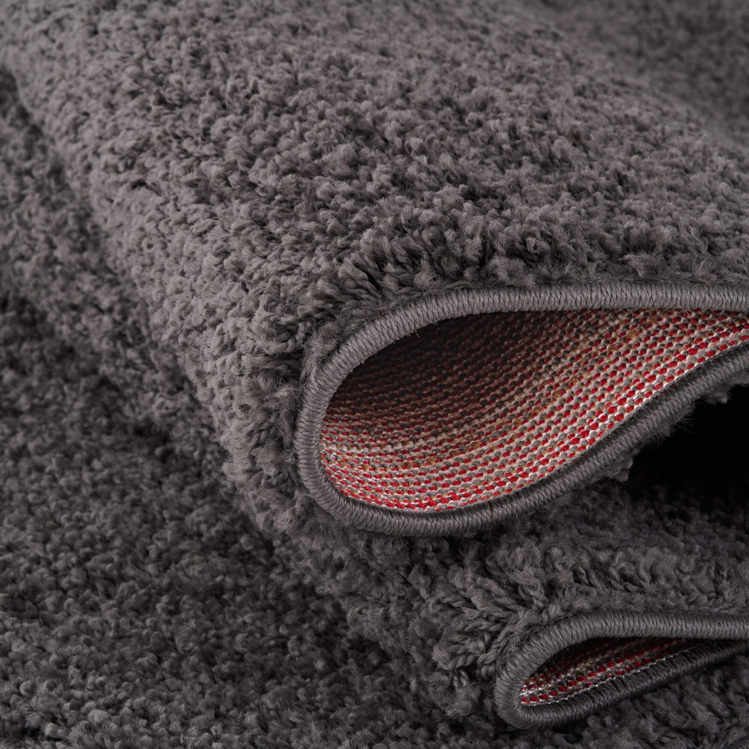Myshaggy Collection Rugs Solid Design | Dark Grey