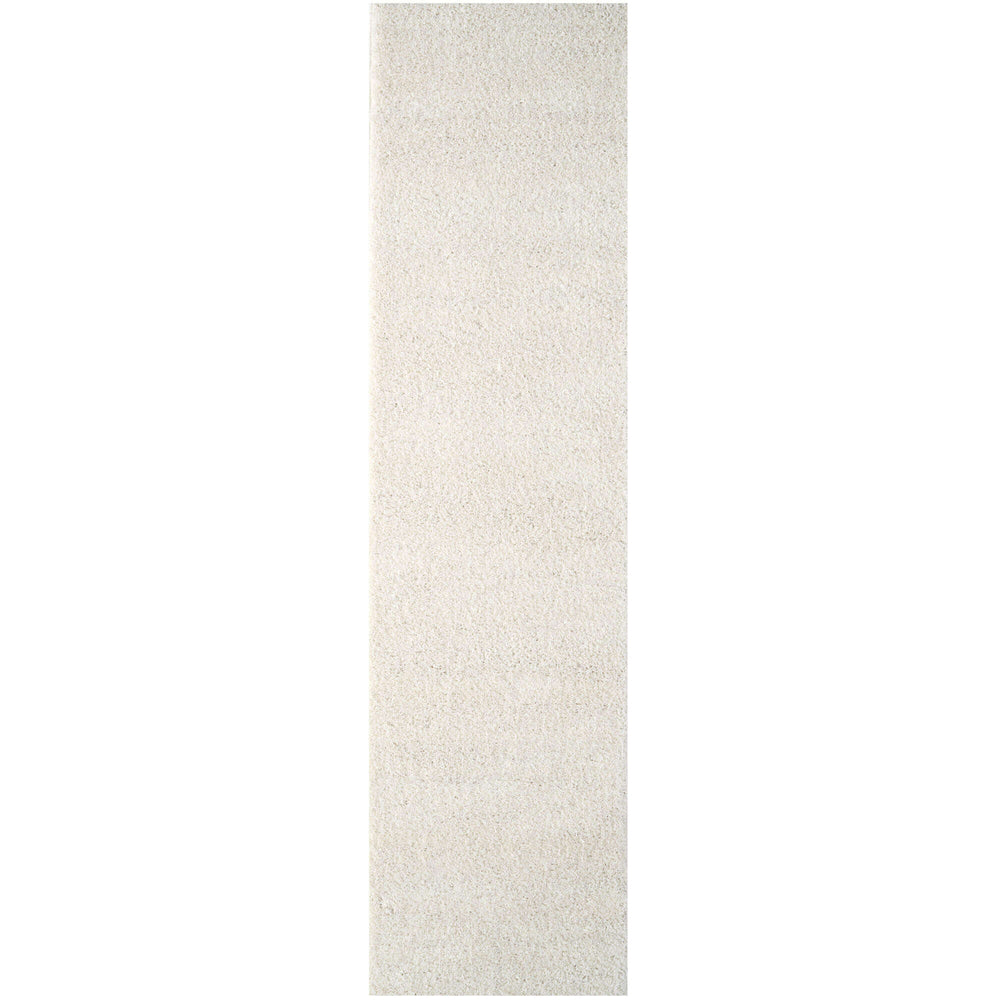 The Rugs Area Rug - Modern Luxury Shaggy Rug Solid White