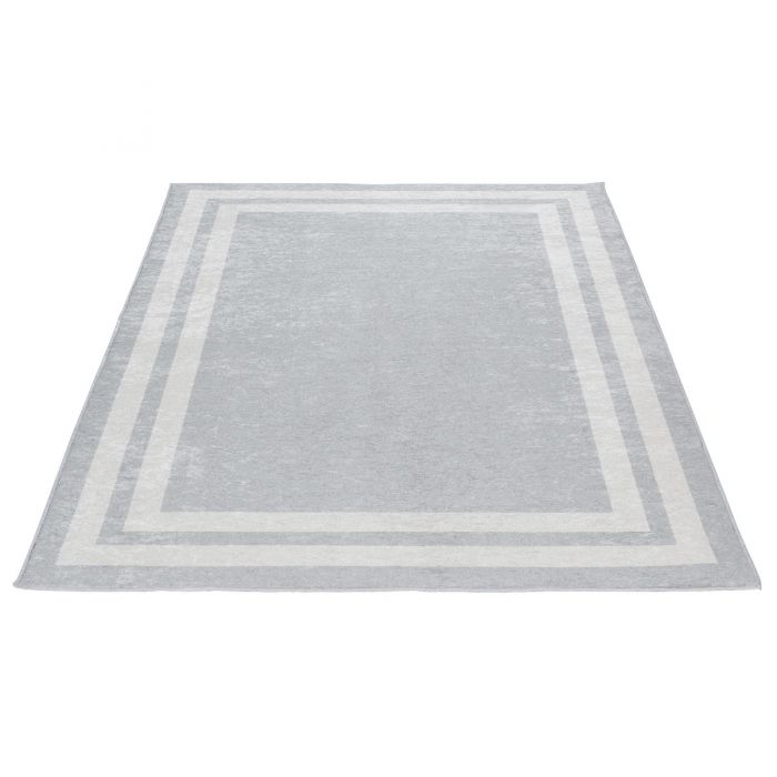 Caimas Collection Washable Rugs in Grey | 2972G
