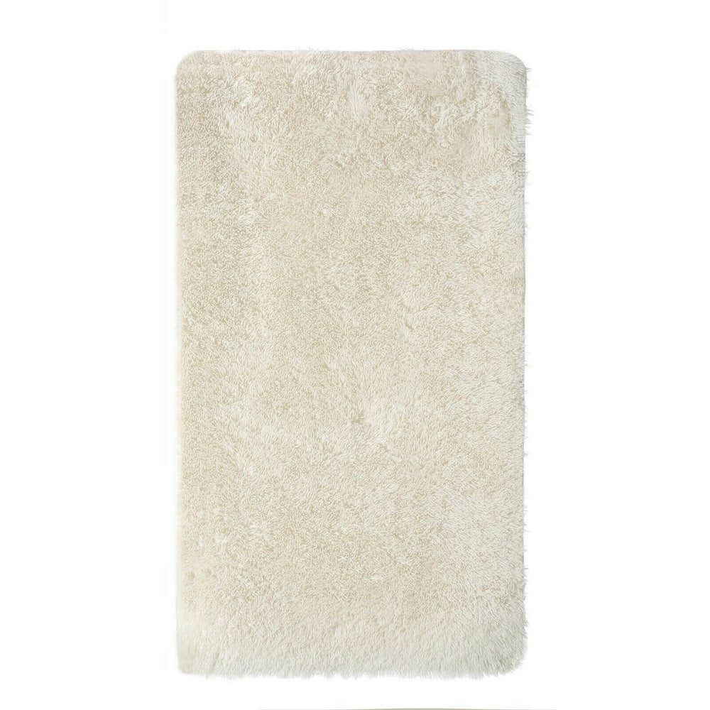 Washable Soft Shaggy Area Rug in Cream | The Rugs