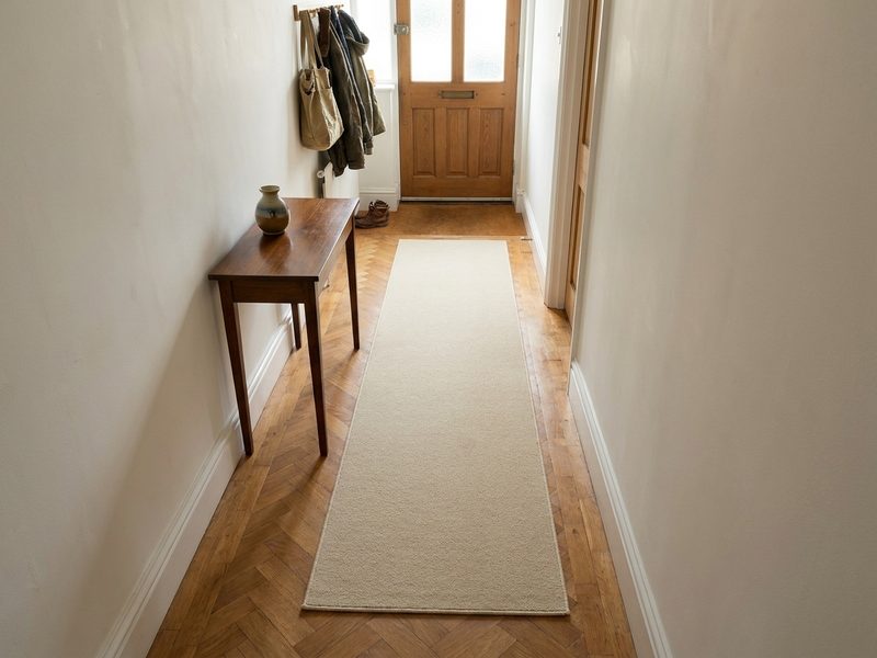 Runner rug size shown in a room
